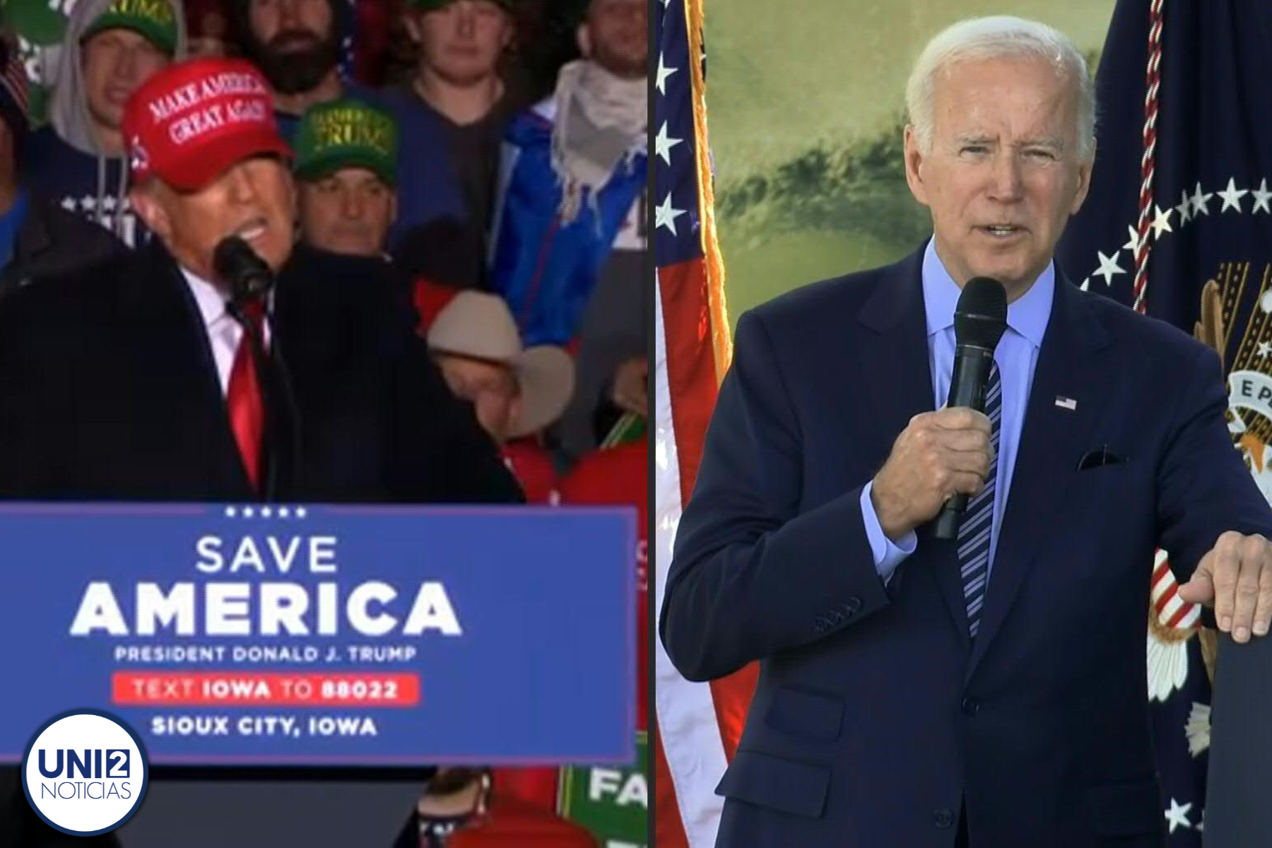 Trump prepara candidatura para 2024, Biden está a la defensiva por